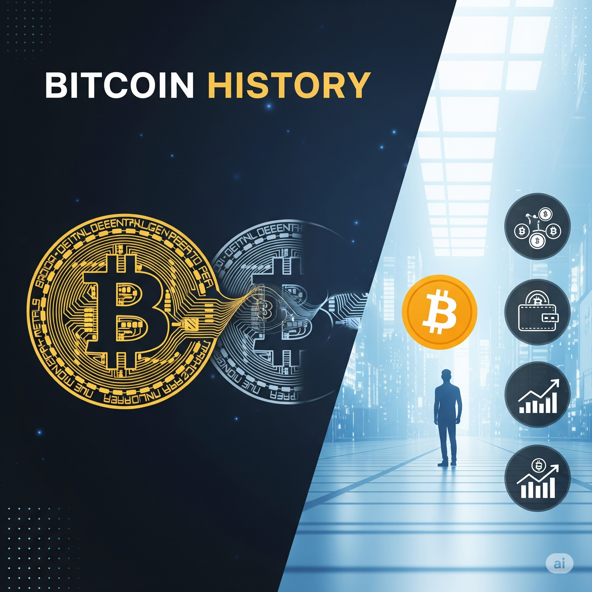 Die Geschichte hinter Bitcoin