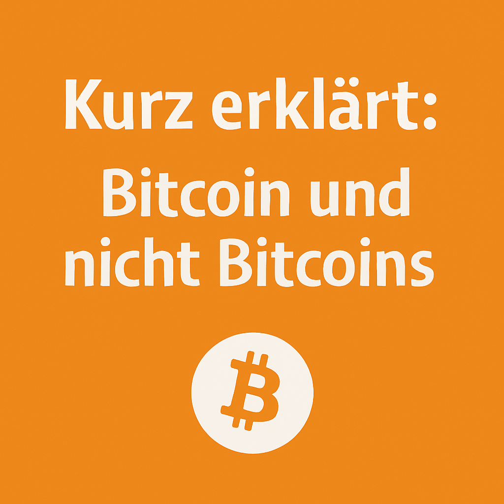 Kurz erklärt: Bitcoin und nicht Bitcoins