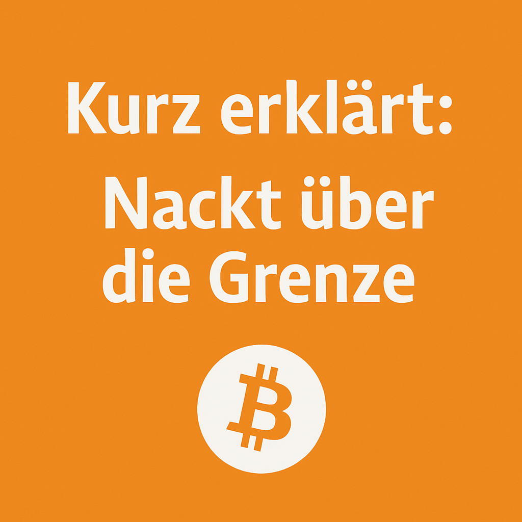 Kurz erklärt: Nackt über die Grenze