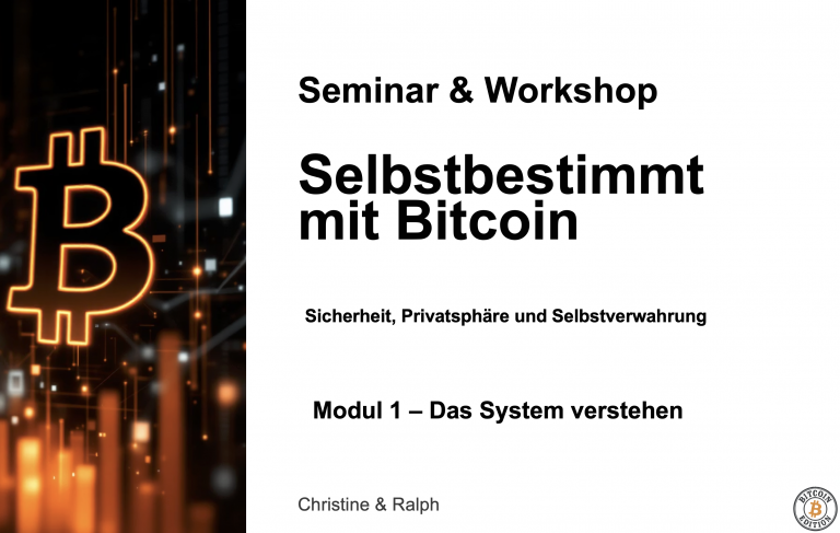 Bitcoin-Edition - Selbstbestimmt mit Bitcoin
